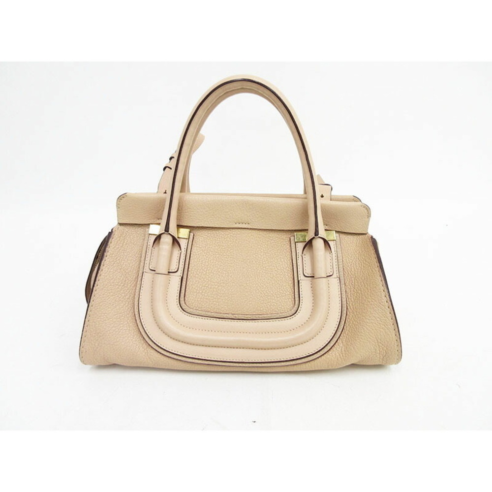 Chloe bag Crossbody beige leather - Picture 2 of 11
